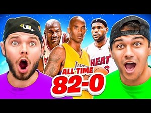 Make An ALL-TIME 82-0 NBA Team, Win The Prize! w/ Moochie