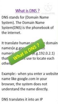 Domain Name System in computer||What is DNS|| #computer #computerknowledge