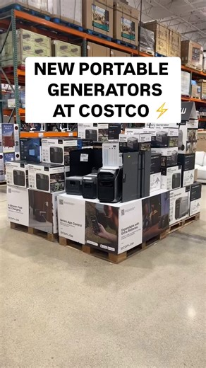 Amanda Tadros | Costcofam4u on Instagram: "🔋 NEW PORTABLE GENERATORS AT COSTCO PRICES VARY 8000W $2,499.99 3600W $629.99 1800W $359.99 🚫NOT AFFILIATED WITH COSTCO 🚫NOT affiliated with any brands, items, products, companies in this video #costcofam4u #energy #electric #solar #generator #portablegenerator"