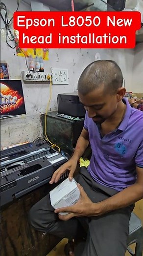 Epson L8050 L18050 Printer || New Head Installation Setup || New Head Unboxing || Epson Printer Head