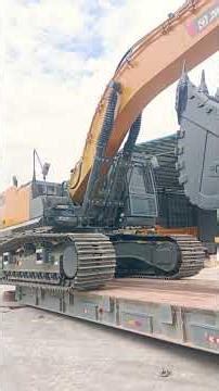 Extreme Excavator Loading Without Ramp | Skilled Operator Loads XCMG Excavator Using Rings & Tires