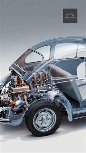 The 1938 Volkswagen Beetle That Changed Engineering 🚗 #CarHistory #Volkswagen #ClassicCars