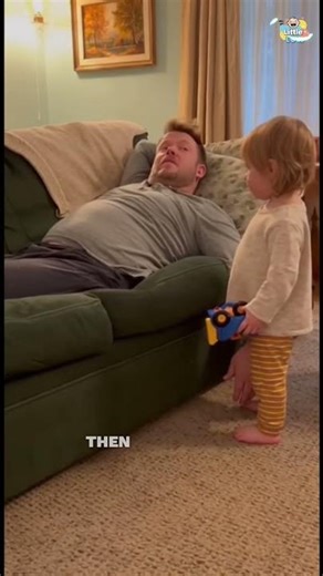 🤣 Toddler Calls Dad “Lazybones” in Funniest Roast Ever! 👶😂 #Shorts #FunnyBaby #ToddlerRoast
