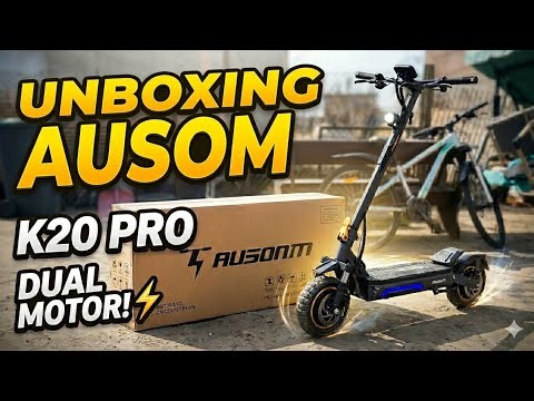 UNBOXING AUSOM K20 PRO DUAL MOTOR