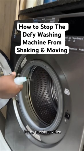How to Stop the Defy Washing Machine from moving ,shaking & vibrating when spinning? #laundry #fyp