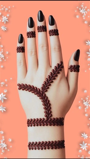 New Beautiful Trick Mehndi Design | Mehandi Ka Design #shorts #ytshorts #trending