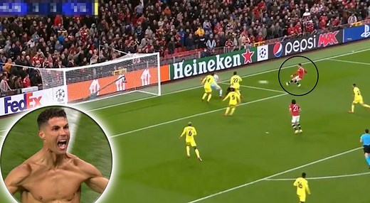 Manchester United vs. Villarreal: gol de Cristiano Ronaldo al último minuto
