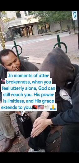 In moments of utter brokenness, when you feel utterly alone, God can still reach you. His power is limitless, and His grace extends to you. It is such an honour to lead someone to the hands of my Lord Jesus Christ. | Joshua Pii Danson