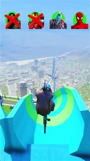 SPIDERMAN VS VENOM 😱🔥 | GTA 5 #SHORTS