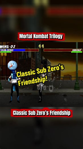Classic Sub Zero’s Friendship in Mortal Kombat Trilogy