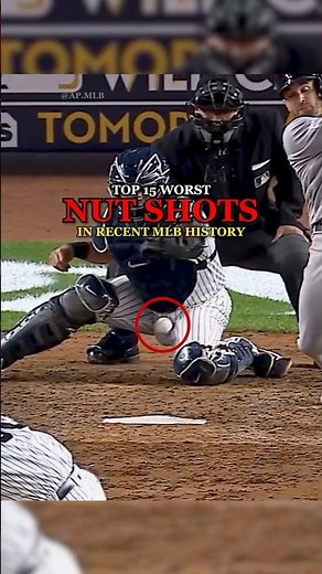 Top 15 Worst Nut Shots in MLB History | Part 1