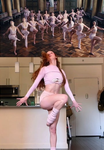 Immediately obsessed couldn’t wait to dance 🤍🩰 @SKIMS X LISA Choreo: @Sergio Reis #skims #lisa #dance
