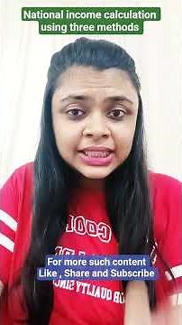 National Income Calculation Using Three Methods Explained Fast #NationalIncome #Economics #GDP