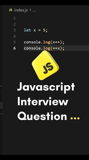 JavaScript में x++ और ++x