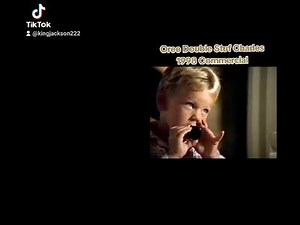 Oreo Double Stuff Charles 1998 Commercial Video