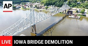 LIVE: Iowa bridge demolition
