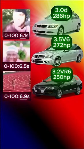 335D vs C350 vs Passeratti | All automatic #bmw #mercedes #automobile #passat #passatb6 #carmemes