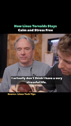 How Linus Torvalds Stays Calm And Stress Free #shorts #linux #programming #knowledge