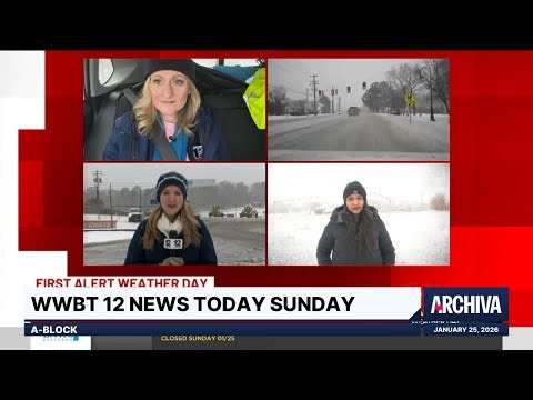 WWBT 12 News Today Sunday (A-Block) | January 25, 2026