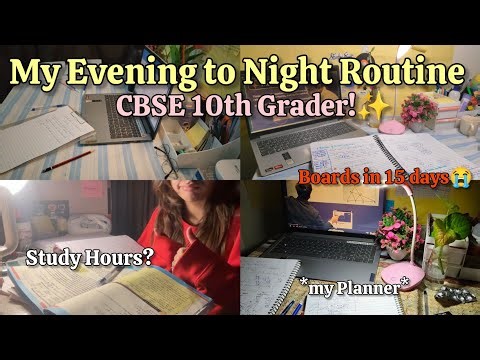 📚Study with me for boards as *CBSE 10TH GRADER*✨| Study Vlog Class 10 | class 10