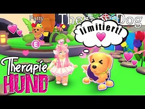 I'm ADOPT a THERAPY DOG 🦮💛 Adopt Me! Update ✅ Roblox GERMAN