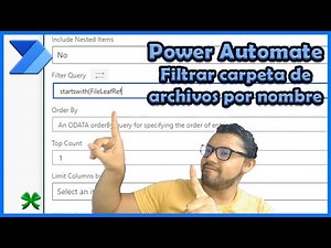 Power Automate: Filtro oData Query para librerias de archivos Sharepoint