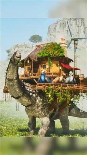 This Base WALKS 🦕 | ARK: Survival Ascended