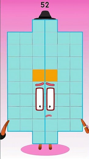Numberblock 52 phase 1 to 3