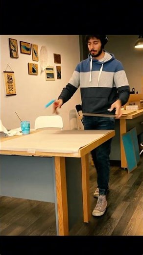 Racing for Christmas! 🎄 Getting our boards ready 💙