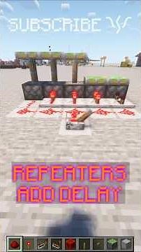 How REPEATERS add DELAY for PISTON EXTENDERS! | Redstone with PsiVolt #minecraft #redstone