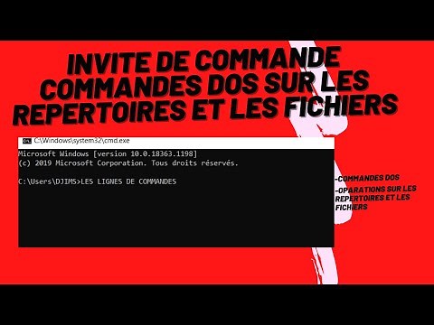 DOS COMMANDS on directories and files - COMMAND PROMPT (1)