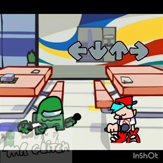 fnf impostor v4 green : Light down #fnf