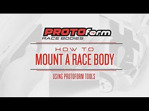 Trim & Mount an R/C Race Body with PROTOform Tools
