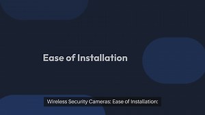 Wireless Security Cameras vs Wired