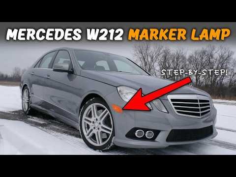 How to Replace Front Side Marker Light & Housing | Mercedes-Benz W212 E-Class (2010–2016) E350