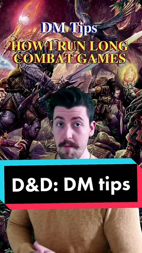 Tips for running long combat encounters! 📝 #dnd #dungeonsanddragons #dndtiktok #dnd5e #dndtok #dndinspo #dndfam #dndstorytime #beggartok #ttrpg #tabletop #rpgtiktok #dungeonmaster