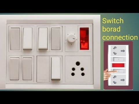 switch board connection, socket switch connection, switch board kaise connect karen