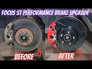 Focus ST brakes upgrade (painting caliper & high performance brakes install)