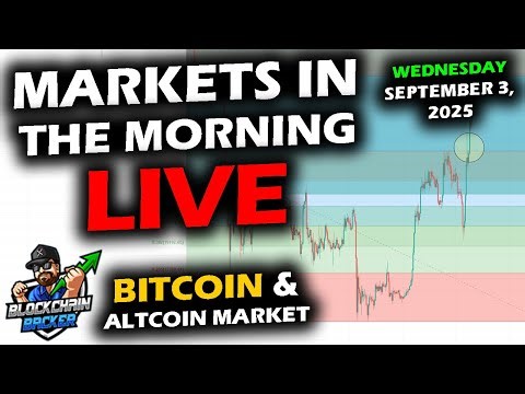 MARKETS in the MORNING, 9/3/2025, BTC $111,600, XRP $2.86, Gold $3,543