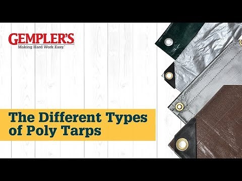 The Different Types of Poly Tarps and the Best Tarp for What You Need Covered | Tips from Gemplers