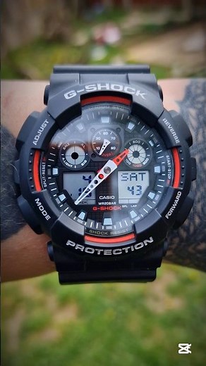 Wrist Check G-SHOCK GA-100-1A4 #casiogshock #gshock #casio #watches