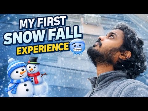 සර්බියාවේ මගේ පළවෙනි හිම අත්දැකීම ❄️ | First Snow fall in Serbia 🇷🇸🥶 | Europe Winter Vlog| 15