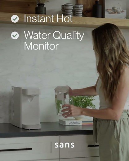 Introducing Sans Water. Ultra-purification, Zero installation.