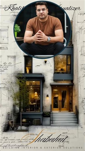 Small Plot Modern House Design 3D 🏡 #opulentinteriors #homedecor #interiormaster