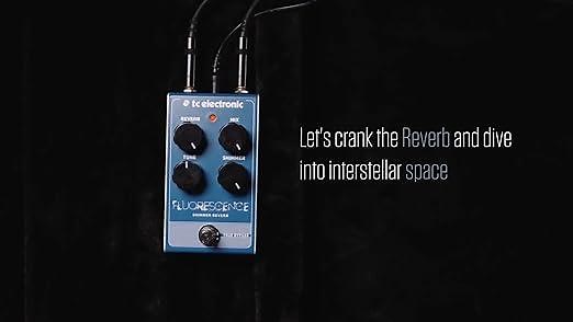 TC Electronic FLUORESCENCE SHIMMER REVERB Shimmering Reverb Pedal with Intuitive 4-Knob Interface...
