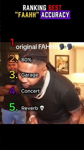 Ranking BEST FAAHH Accuracy #funny #funnysounds 😭