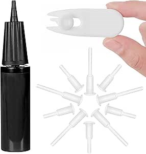 Air Pump for Yoga Ball, Inflator with Replacement Kit