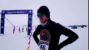 Runners brave the cold for Antarctic Ice Marathon
