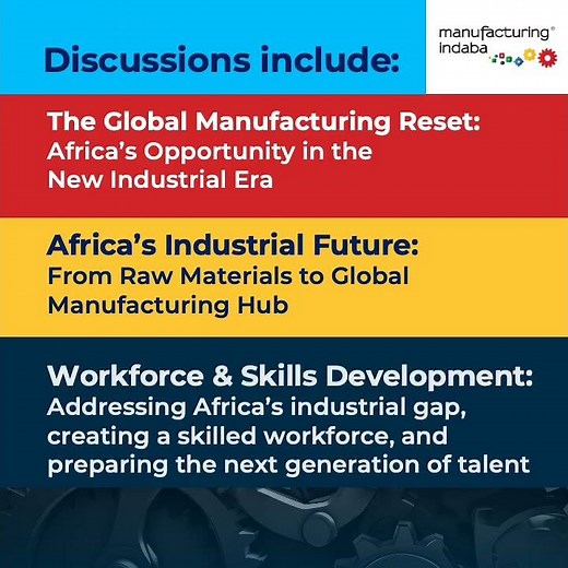 Attend Manufacturing Indaba 2026 in Sandton and connect with Africa’s industry leaders
