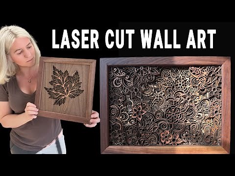 DIY Laser Cut Art Makes STUNNING Wall Decorations Possible